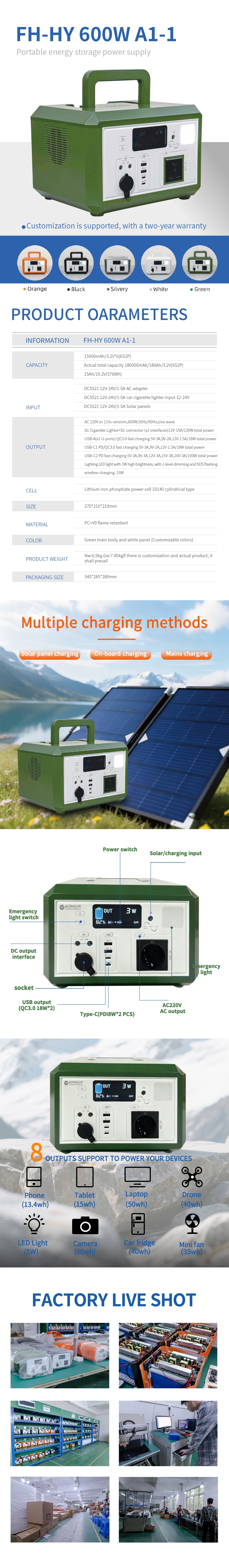 محطات طاقة محمولة 300 واط